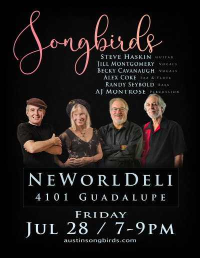 Austin Songbirds Featuring Alex Coke at Neworldeli