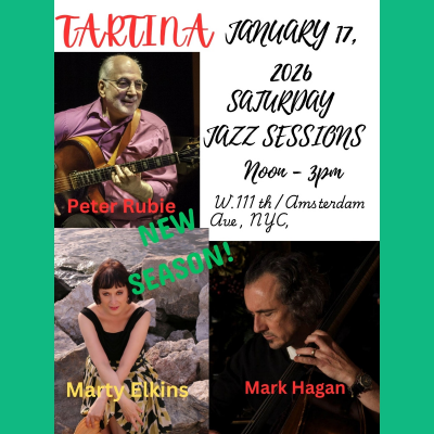 Peter Rubie's Tartina Saturday Jazz Brunch Sessions at Tartina Restaurant