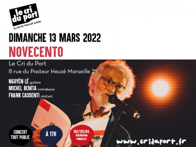 Novecento at Le Cri Du Port