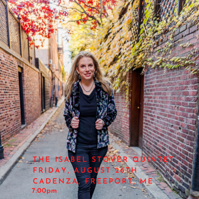 Isabel Stover Quintet at Cadenza - event poster Isabel Stover Quintet at Cadenza