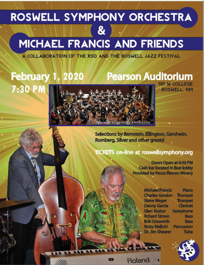 Louis Armstrong Story at Roswell Civic Center - event poster Louis Armstrong Story at Roswell Civic Center