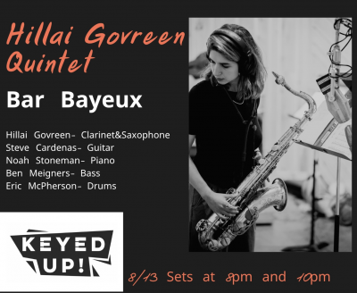 Hillai Govreen Quintet at Bar Bayeux