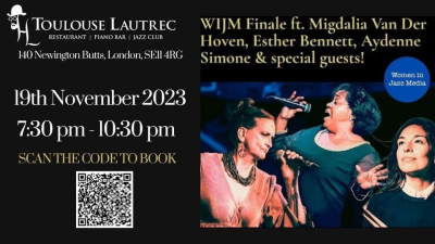 Women In Jazz Media Efg Jazz Festival Finale at London Jazz Festival at Toulouse Lautrec