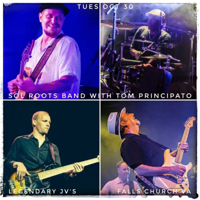 Sol Roots Band With Special Guest Tom Principato at JV's Music Room
