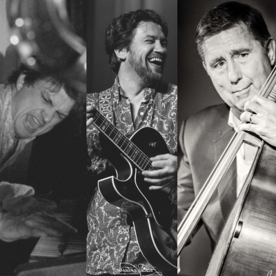 Crowmarsh Jazz: The Dee Gees (denny Ilett, Maff Potts, Paul Jefferies) at Crowmarsh Jazz Club - event poster Crowmarsh Jazz: The Dee Gees (denny Ilett, Maff Potts, Paul Jefferies) at Crowmarsh Jazz Club