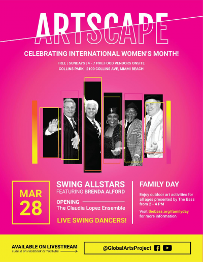 The Swing Allstars With Brenda Alford at Collins Park - event poster The Swing Allstars With Brenda Alford at Collins Park