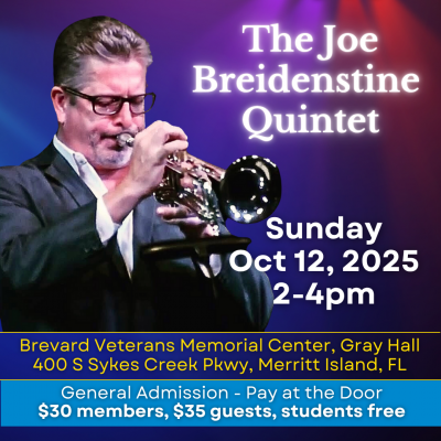 The Joe Breidenstine Quintet In Concert at Brevard Veterans Memorial Center