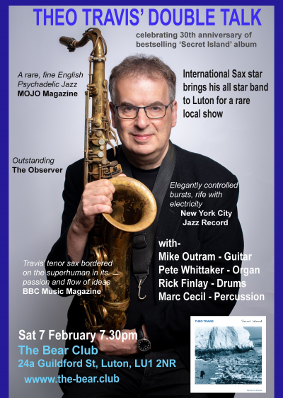 Theo Travis' Double Talk at The Bear Club