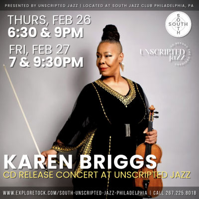 Karen Briggs’ Cd Release Concert at South Jazz Club