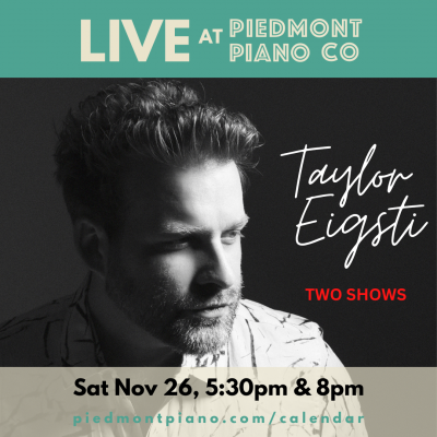 Taylor Eigsti, Solo Piano - 5:30pm at Piedmont Piano Company