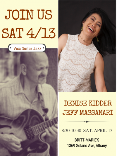 Denise Kidder/jeff Massanari Duo at Britt-marie Restaurant