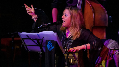 Reem Kelani And Her Trio at The Queen's Hall - event poster Reem Kelani And Her Trio at The Queen's Hall