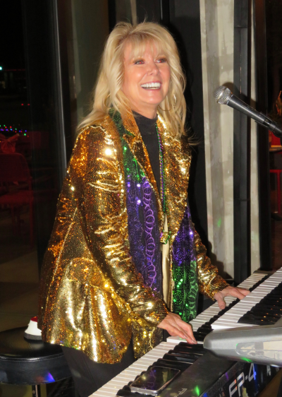 Cheryl Thurston's Mardi Gras at St Amand Kitchen & Cocktails - event poster Cheryl Thurston's Mardi Gras at St Amand Kitchen & Cocktails