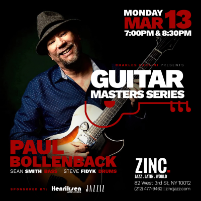 Guitar Masters Series: Paul Bollenback at Zinc Bar