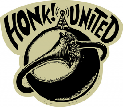 Honk!united: Virtual Worldwide Festival Of Activist Street Bands (runs October 5-11, 2020) at Honk!united: Virtual Worldwide Festival Of Activist Street Bands. at Honk! Festival Headquarters - event poster Honk!united: Virtual Worldwide Festival Of Activist Street Bands (runs October 5-11, 2020) at Honk!united: Virtual Worldwide Festival Of Activist Street Bands. at Honk! Festival Headquarters