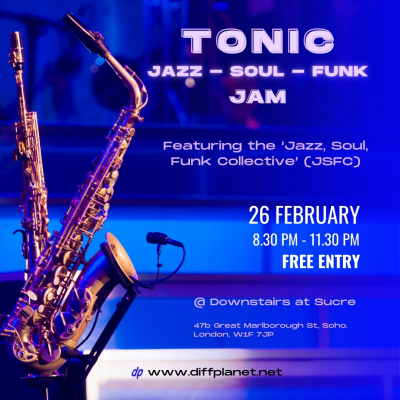 'tonic'; Jazz, Soul, Funk Jam at Downstairs At Sucre