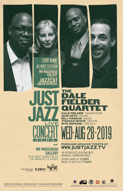 Dale Fielder Quartet at Just Jazz Live Concert Series