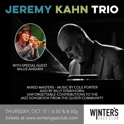 Jeremy Kahn Trio With Special Guest Millie Ahearn at Winter's Jazz Club