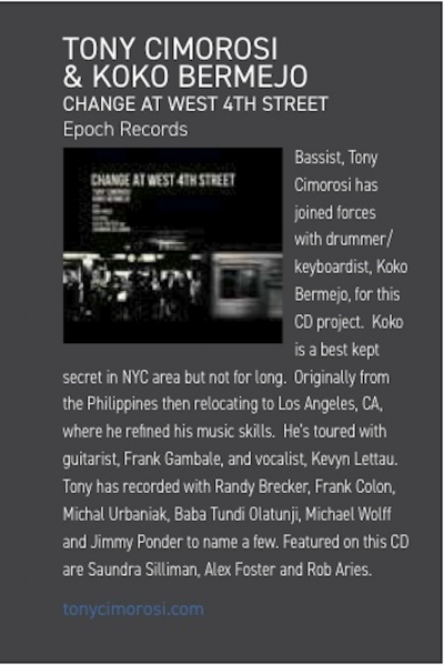 Tony Cimorosi  Koko Bermejo  at Bellefonte Cafe