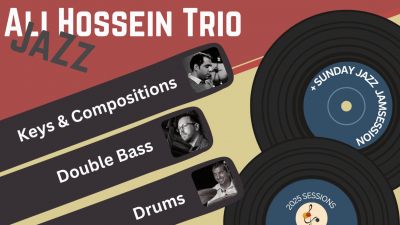 Ali Hossein Trio + Sunday Jazz Jam Session at Loop Wien