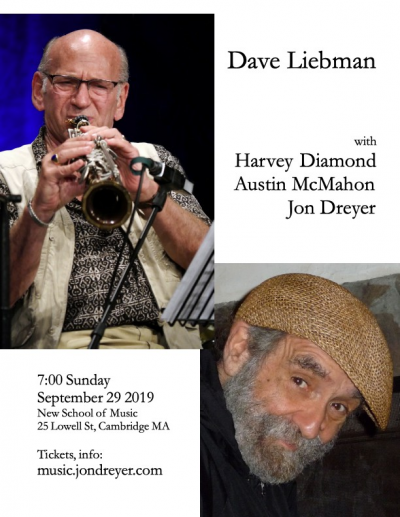 Dave Liebman with Harvey Diamond at New School Of Music