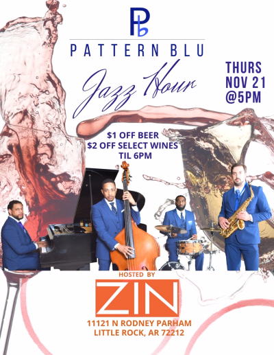 Pattern Blu at Zin Wine Bar West
