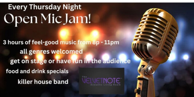 Open Mic Jam at The Velvet Note