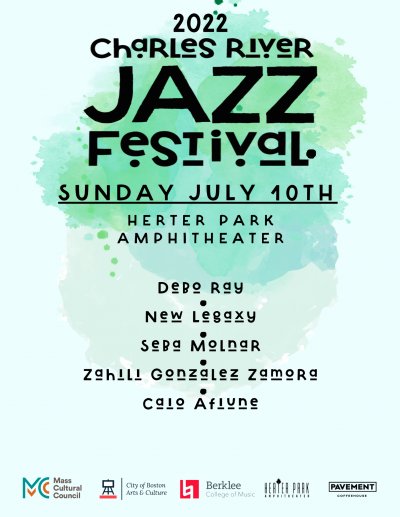 - at Charles River Jazz Festival at Herter Park Amphitheater