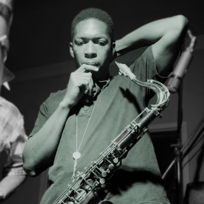 Discovering Nc Jazz Legends Part 3: John Coltrane at Charlotte Mecklenburg Main Library - event poster Discovering Nc Jazz Legends Part 3: John Coltrane at Charlotte Mecklenburg Main Library