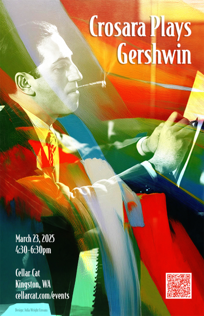 Crosara Plays Gershwin: Piano Solo at Cellar Cat