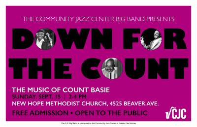 Cjc Big Band: The Music Of Count Basie at New Hope Methodist Church