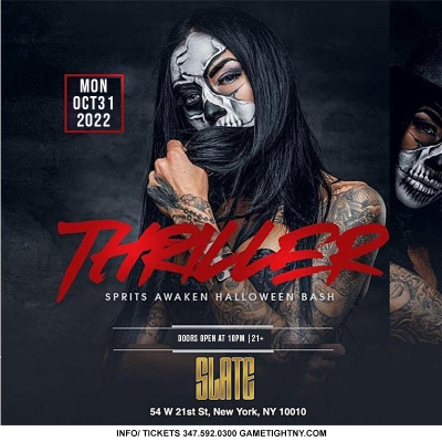 Slate Nyc Halloween Party 2022 at Slate - event poster Slate Nyc Halloween Party 2022 at Slate