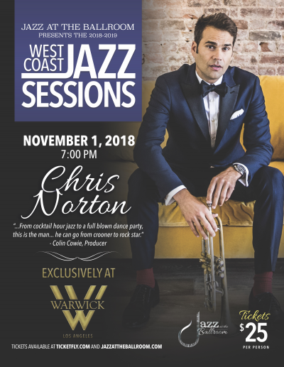 Chris Norton Quartet at Warwick - event poster Chris Norton Quartet at Warwick