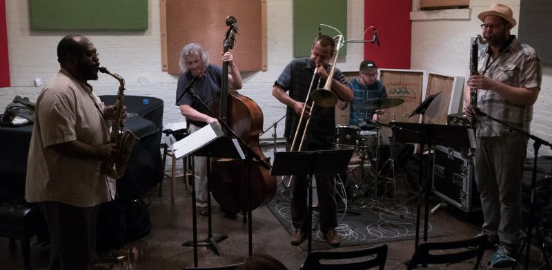 Darius Jones, Mara Rosenbloom, Christian McBride, Tom Harrell & Leon Parker Darius Jones, Mara Rosenbloom, Christian McBride, Tom Harrell & Leon Parker