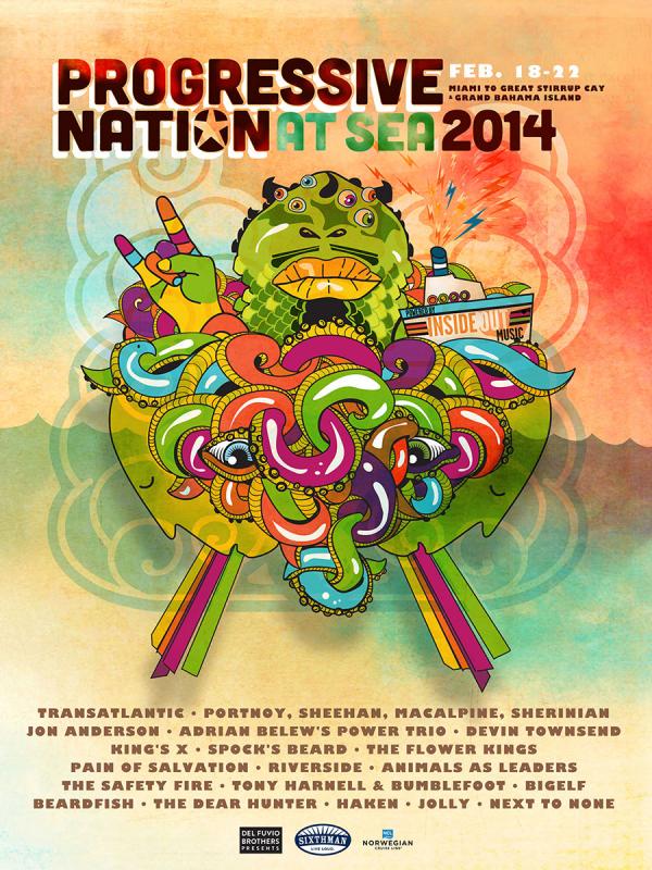 Progressive Nation At Sea Returns In 2014 Featuring Prog Legends