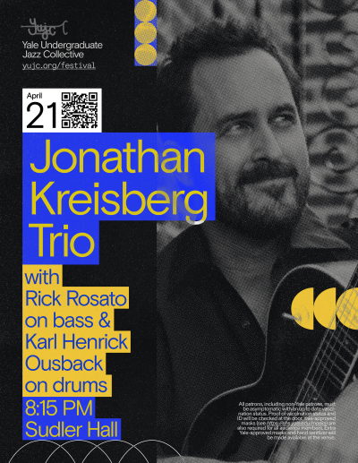 Jonathan Kreisberg: 9th Annual Jazz Festival At Yale at Sudler Recital Hall
