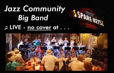 Jazz Community Big Band - Every 4th Tuesday Of The Month at Fitz's Spare Keys - event poster Jazz Community Big Band - Every 4th Tuesday Of The Month at Fitz's Spare Keys