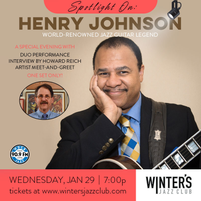 Spotlight On: Henry Johnson at Winter's Jazz Club