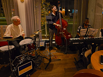 Dale Alexander, Dan Carpel, Jay Epstein at Waterbury Restaurant