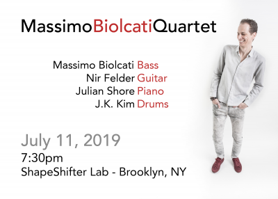 Massimo Biolcati Quartet at ShapeShifter Lab