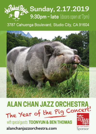 Alan Chan Jazz Orchestra: The Year Of The Pig Concert at The Baked Potato