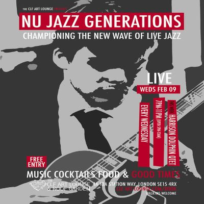Nu Jazz Generations With Harrison Dolphin Quintet (live), Free Entry at The CLF Art Lounge And Roof Garden