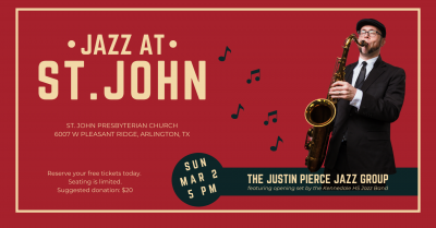 Justin Pierce Jazz B3 Organ Band at St. John Cumberland Presbyterian Church