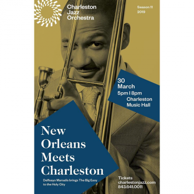 New Orleans Meets Charleston: Delfeayo Marsalis Brings The Big Easy To The Holy City at Charleston Music Hall - event poster New Orleans Meets Charleston: Delfeayo Marsalis Brings The Big Easy To The Holy City at Charleston Music Hall