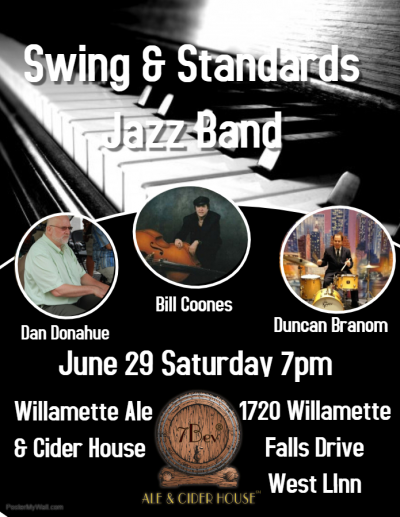 Swing & Standards Jazz Band Willamette Ale & Cider House at Willamette Ale And Cider House