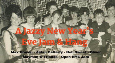 NYE Jazz Jam And Hang at Ziggy's - event poster NYE Jazz Jam And Hang at Ziggy's