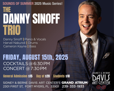 Danny Sinoff Trio at Sidney & Berne Davis Art Center