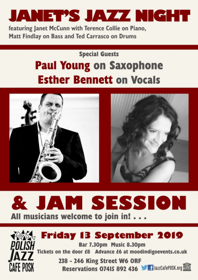 Janet's Jazz Night at Jazz Cafe POSK