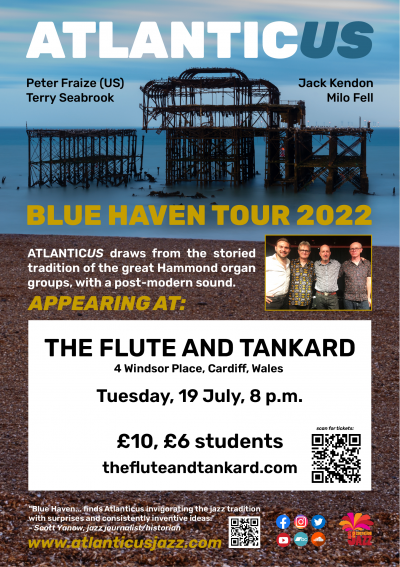 Atlanticus at The Flute And Tankard - event poster Atlanticus at The Flute And Tankard