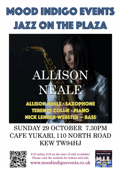 Jazz On The Plaza Feat. Allison Neale at Cafe Yukari
